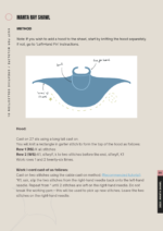Knitting Pattern: Manta Ray Shawl - Image 3